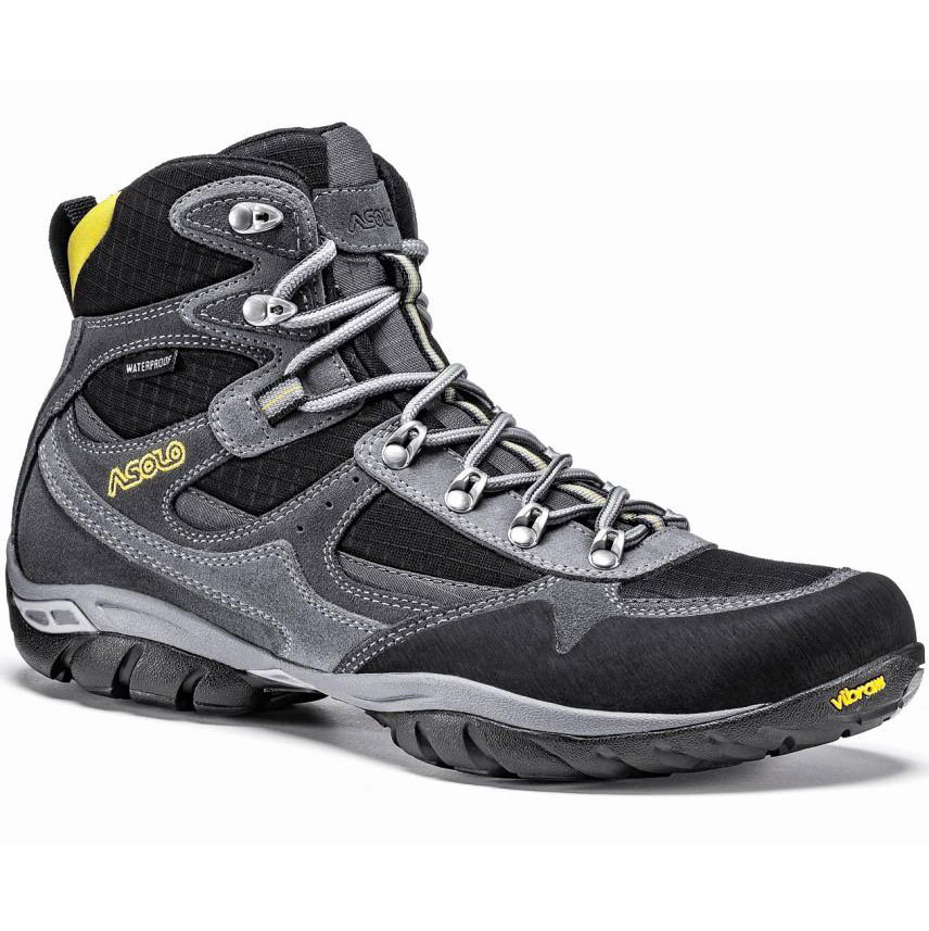 ASOLO Men s Reston Waterproof Hiking Boots Graphite Black