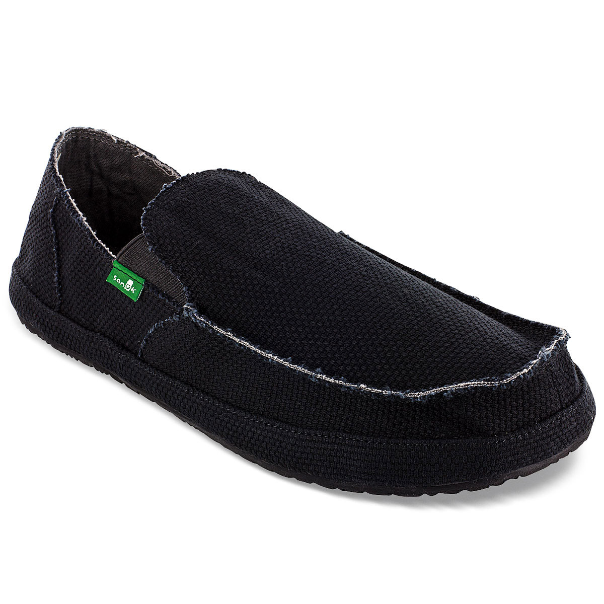 mens black sanuk shoes