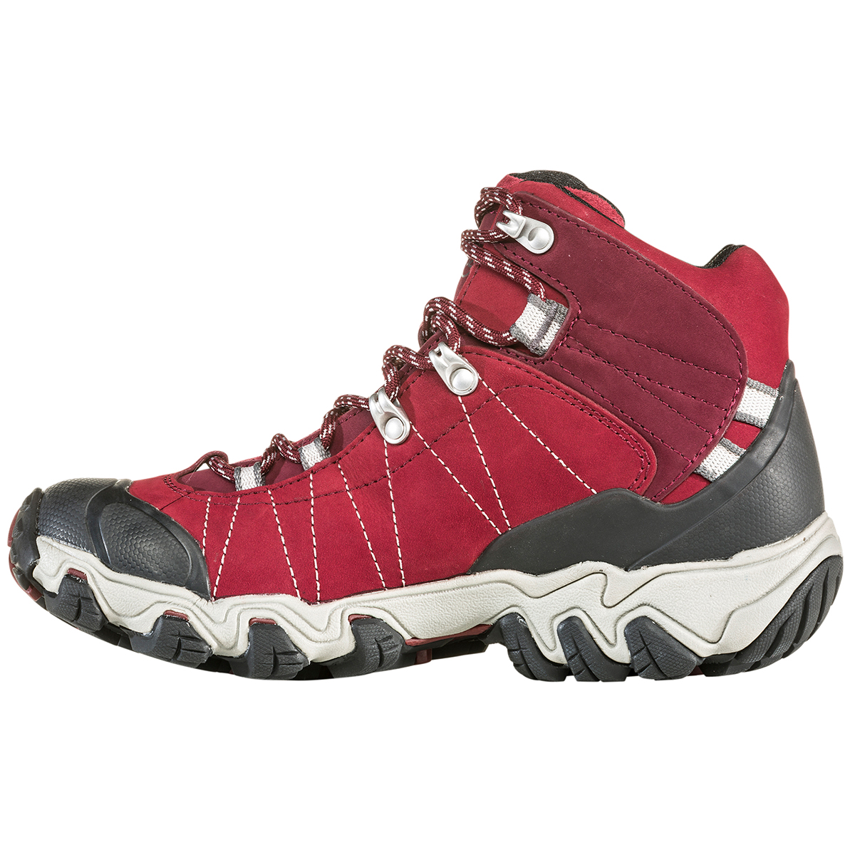 oboz red hiking boots