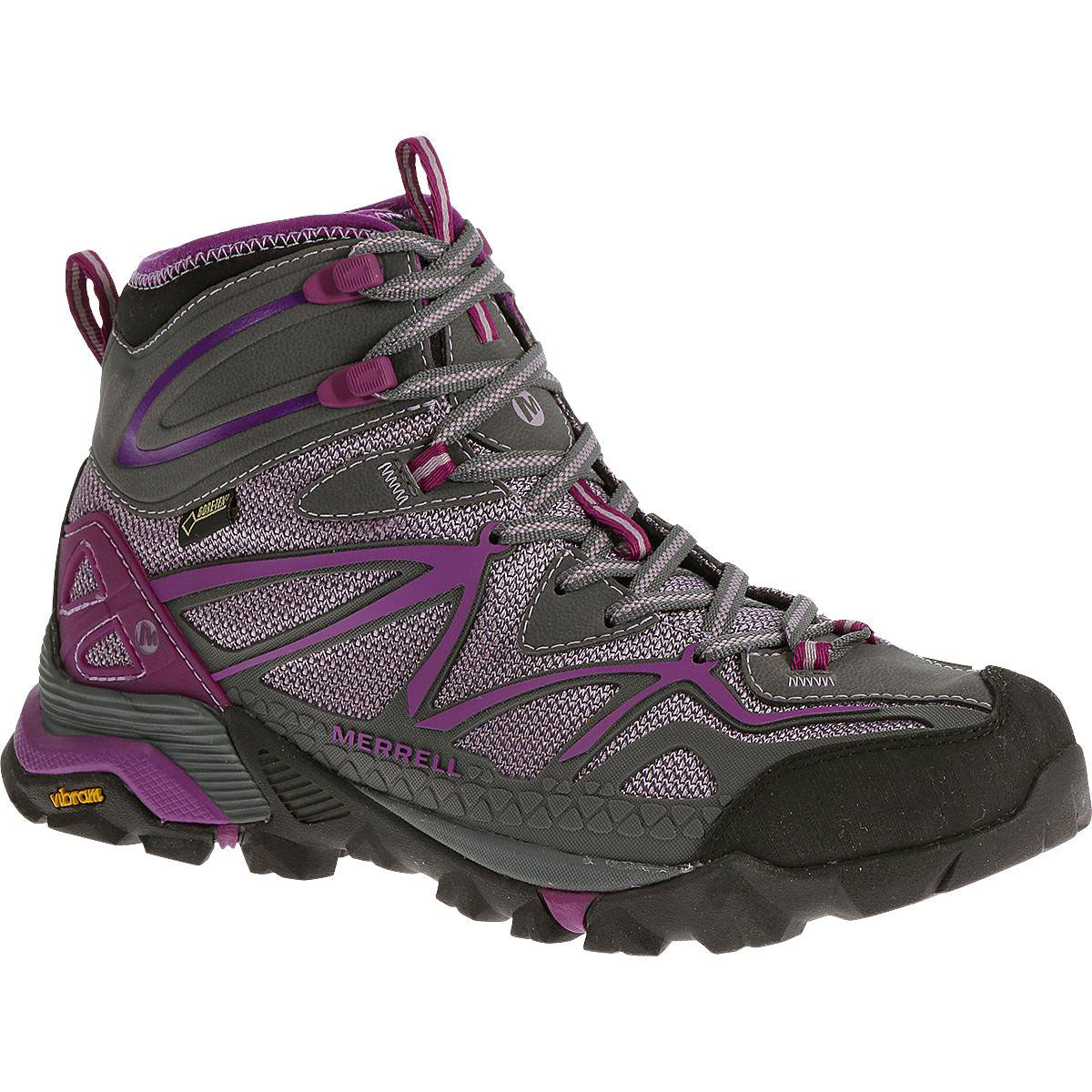 purple hiking boots