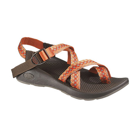 orange chaco sandals
