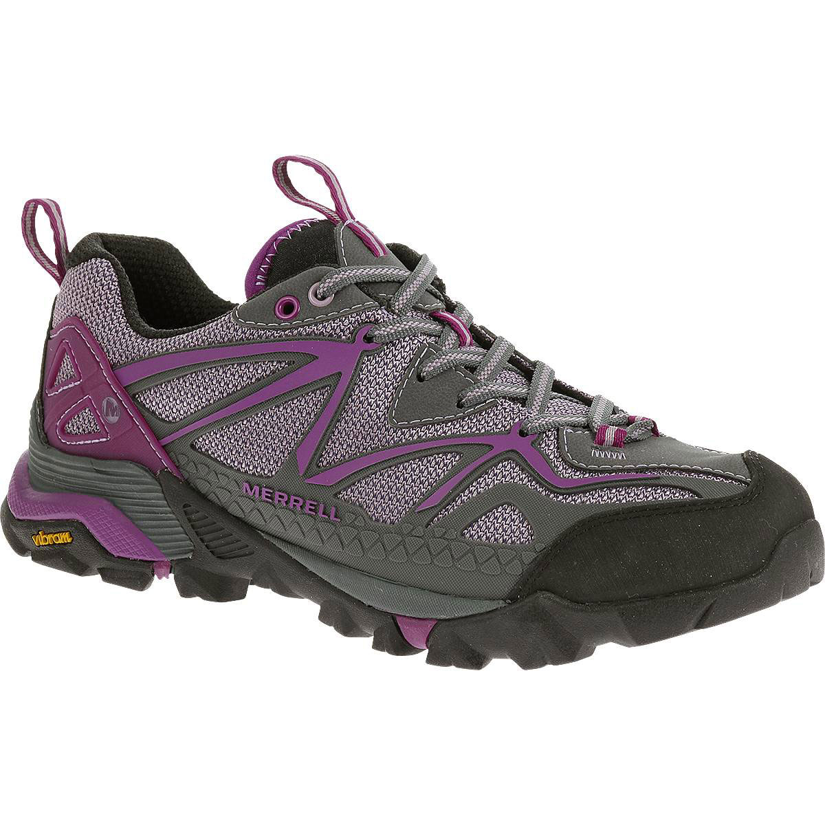 purple merrell hiking shoes