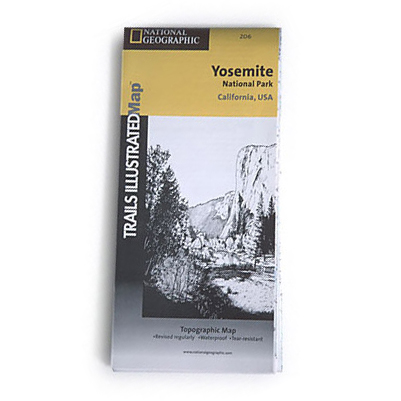 Nat Geo Yosemite Nat'l Park Map