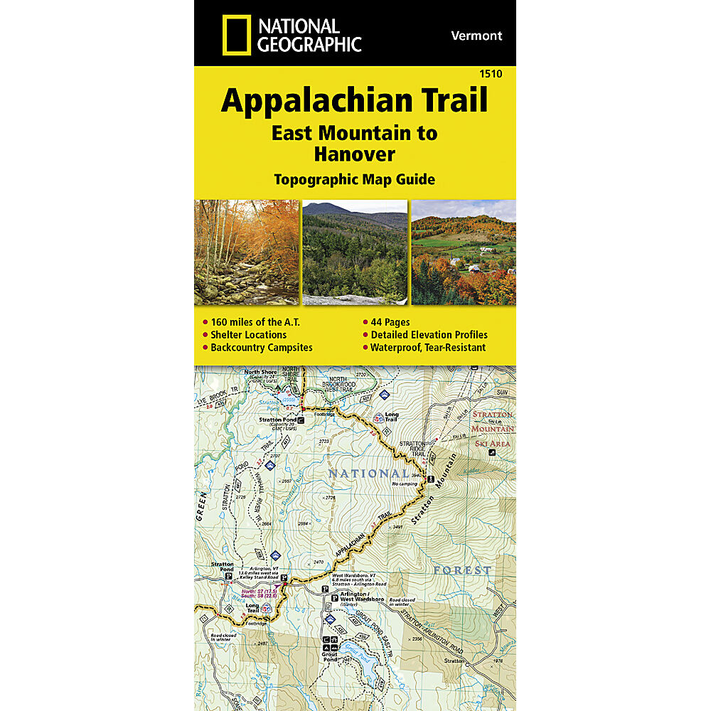 UPC 749717915107 product image for National Geographic Appalachian Trail, East Mountain To Hanover Topographic Map  | upcitemdb.com