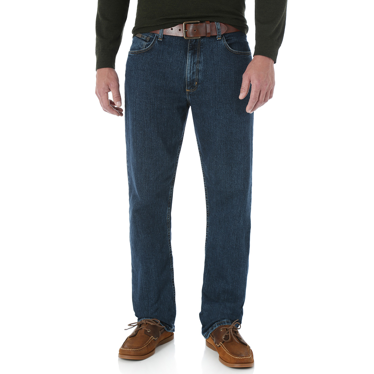 Genuine Wrangler Men's Advanced Comfort Regular Fit Jeans