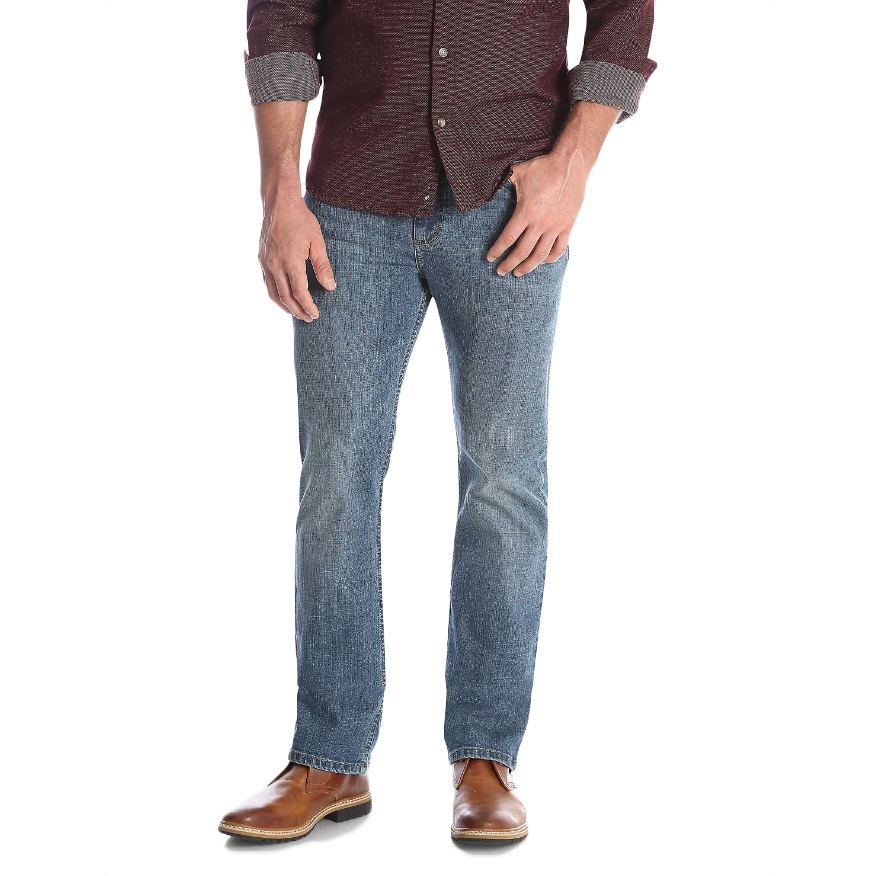 Genuine Wrangler Men's Advanced Comfort Regular Fit Jeans