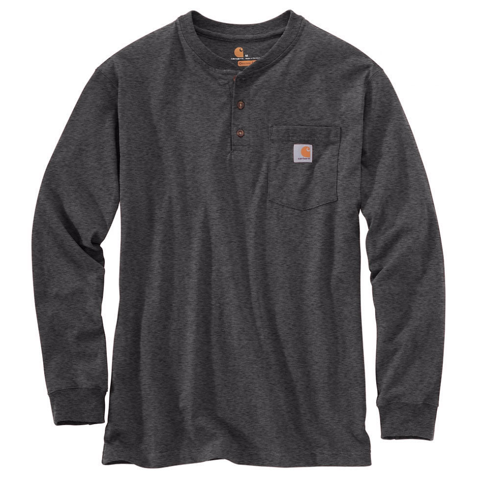 Carhartt Men’s Workwear Pocket Long-Sleeve Henley