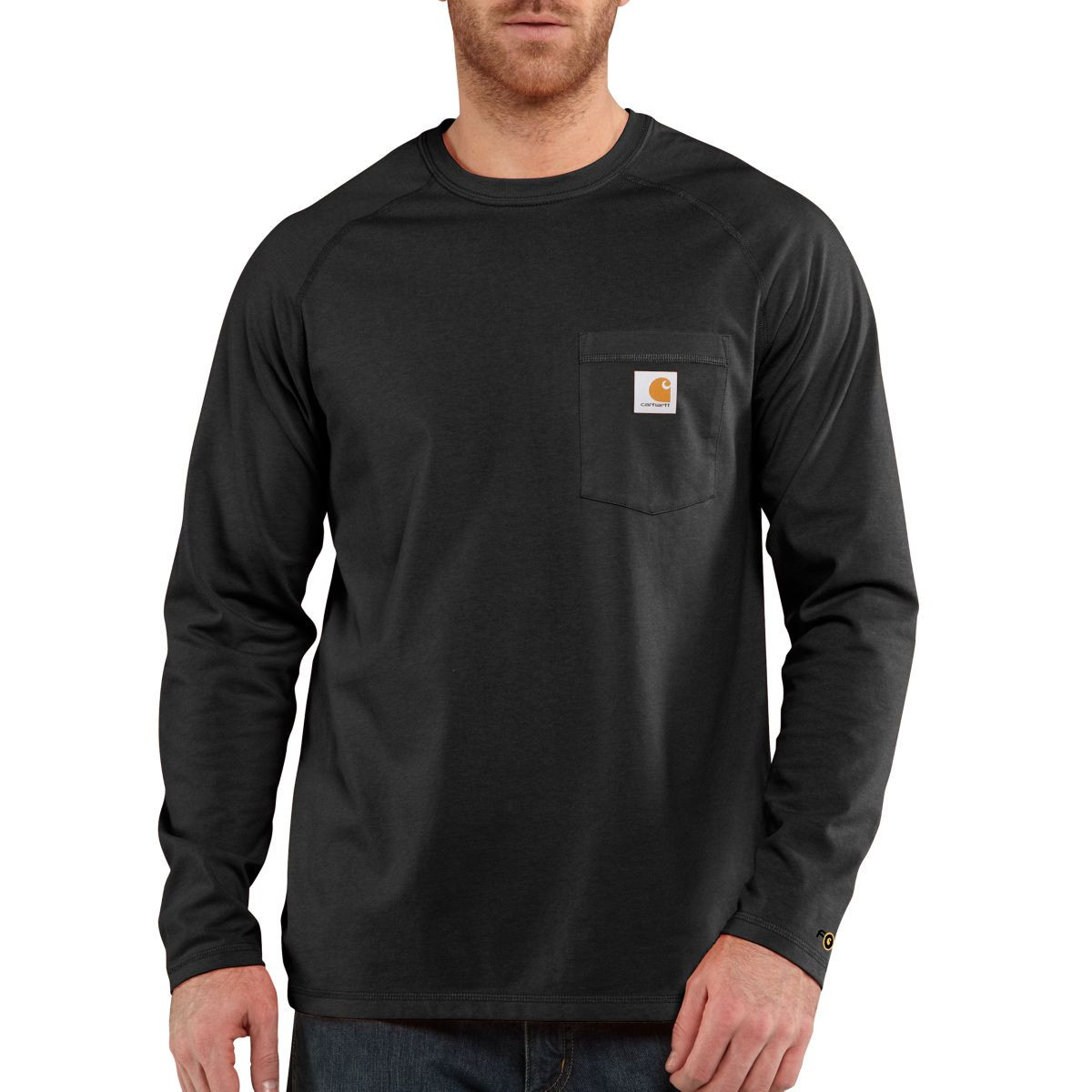 Carhartt Men's Force Cotton Long-Sleeve Tee