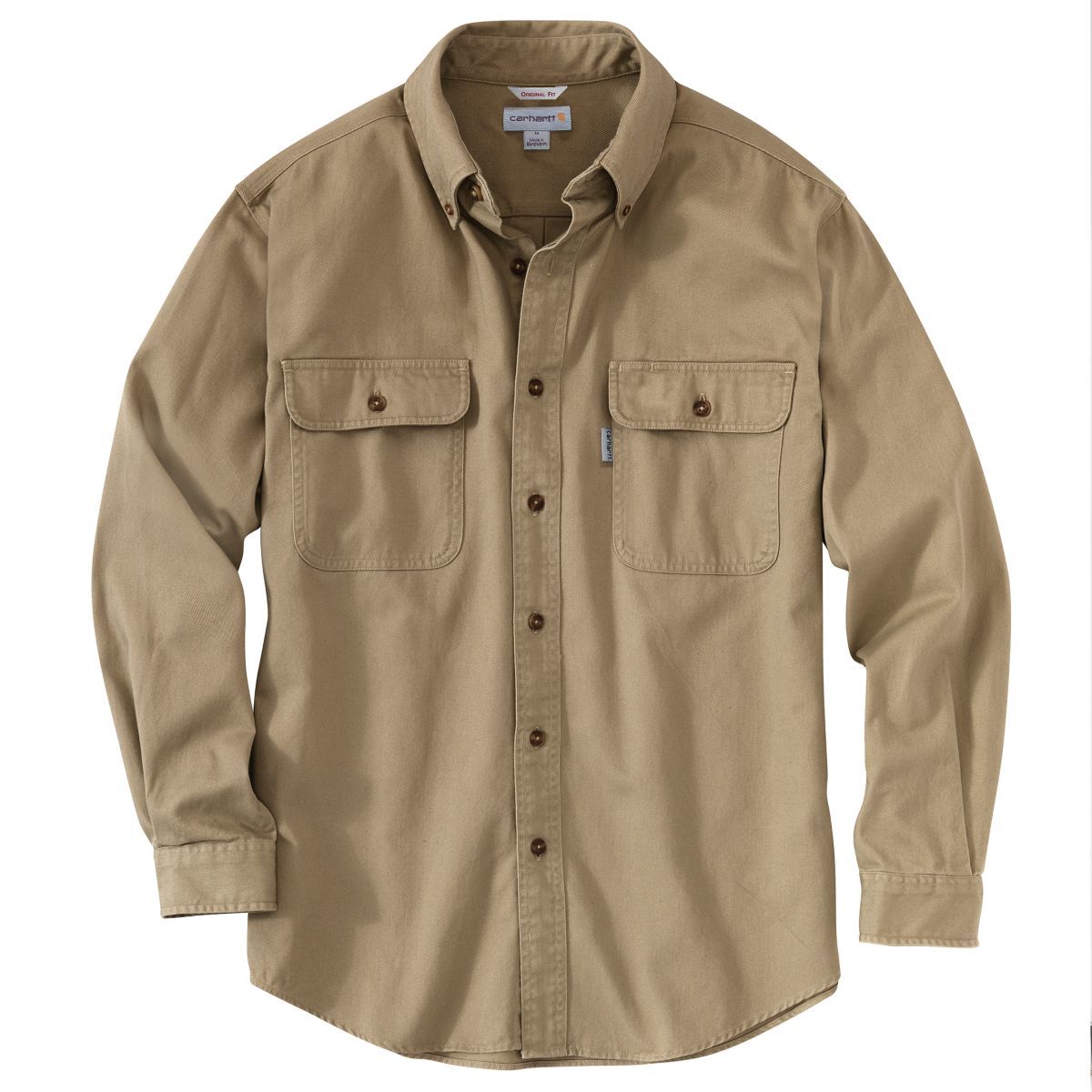 carhartt sandstone twill shirt