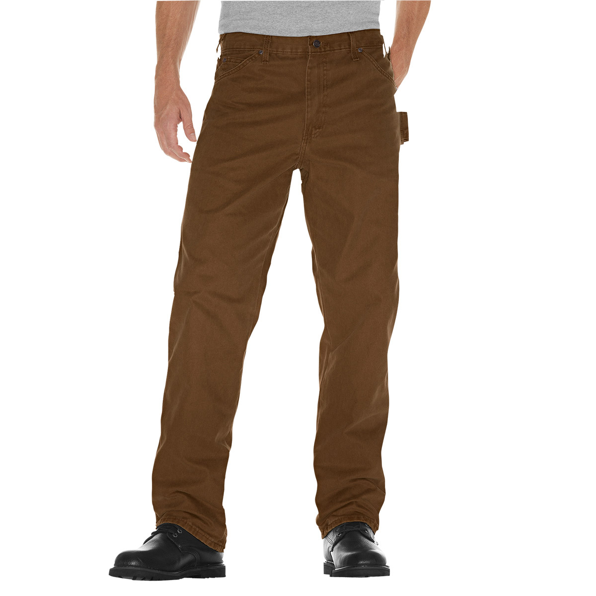 Dickies Men's Relaxed Fit Sanded Duck Carpenter Jean