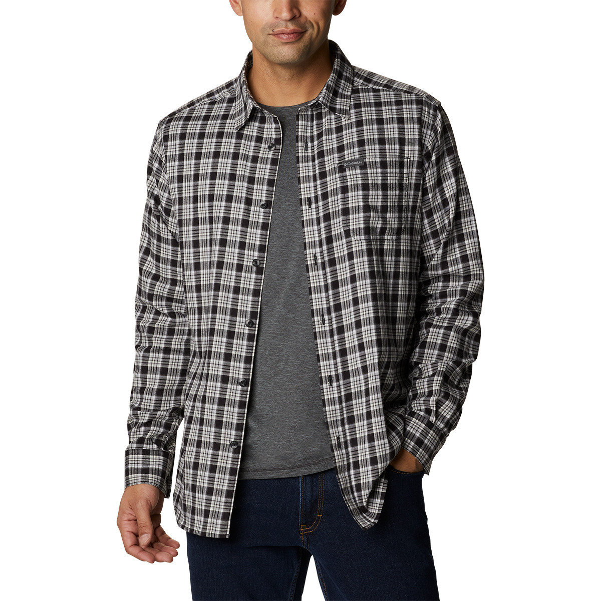 Columbia Men's Vapor Ridge III L/S Button Down Plaid Shirts - Simmons  Sporting Goods