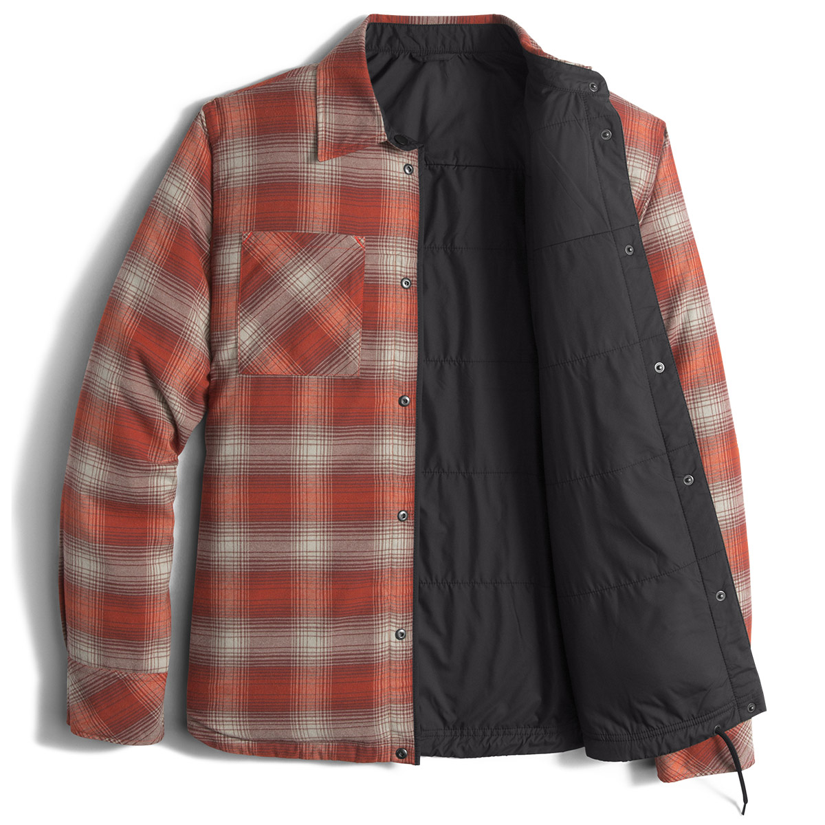 the north face fort point insulated flannel jacket