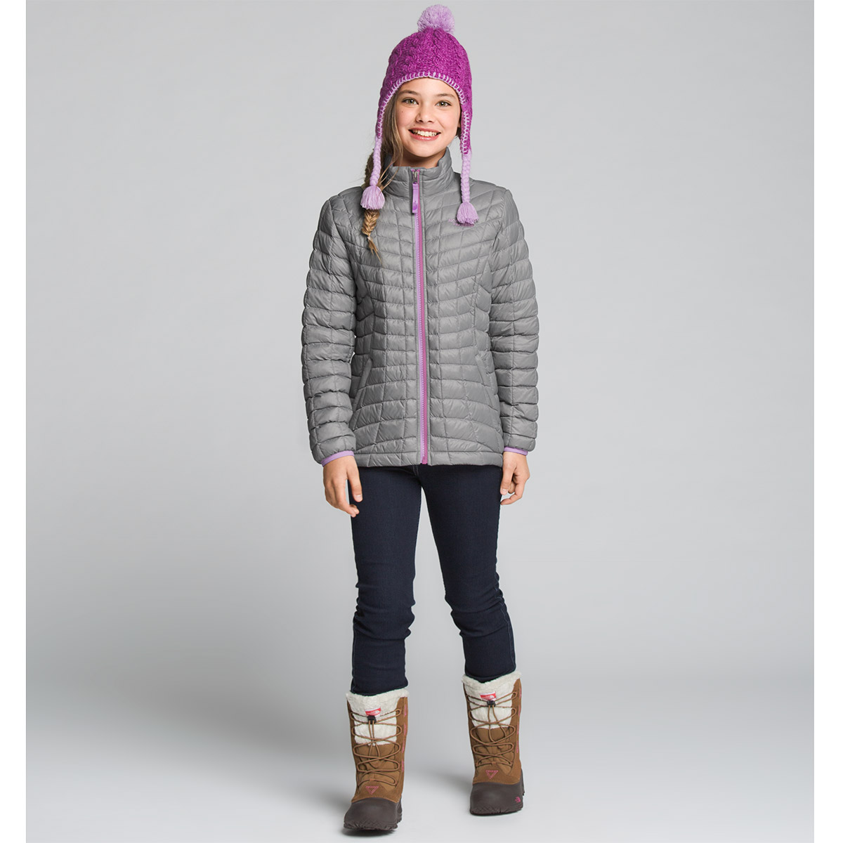north face thermoball girls