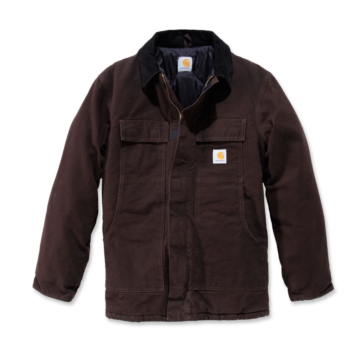 鉄脚アトム激渋carhartt traditional coat dark brown - ジャケット ...