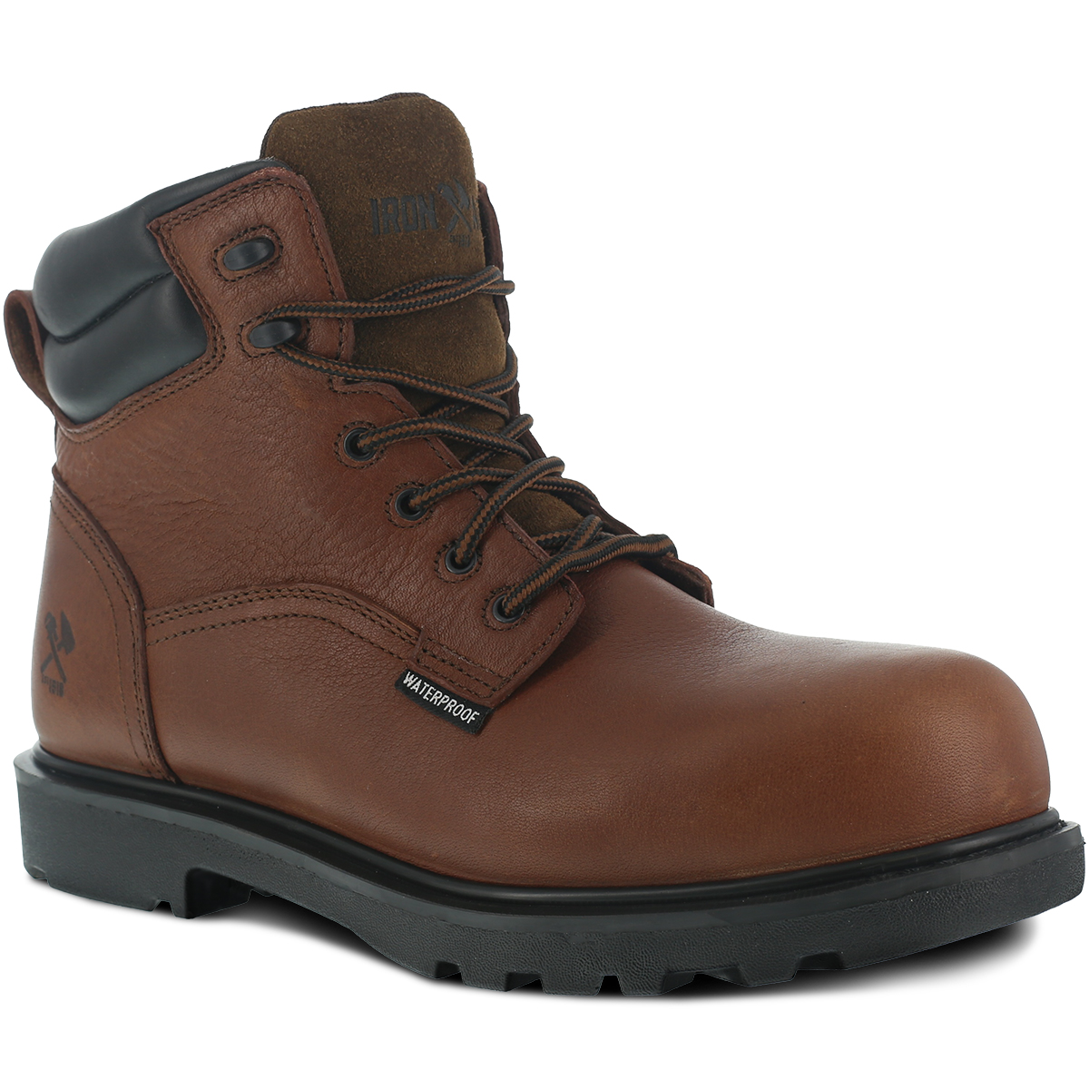 Iron Age Men's Hauler Waterproof Work Boots, Wide Width