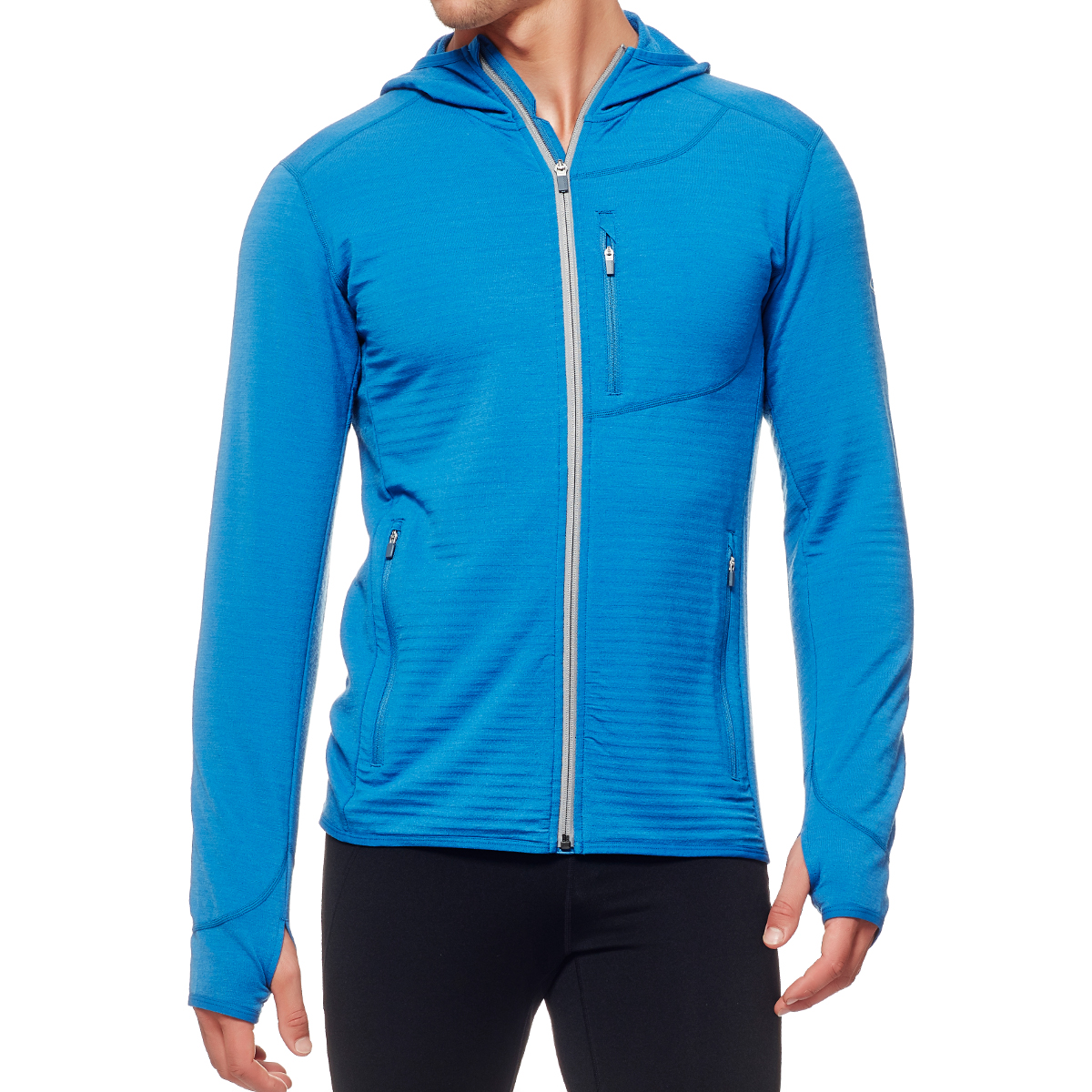 icebreaker descender long sleeve zip hood