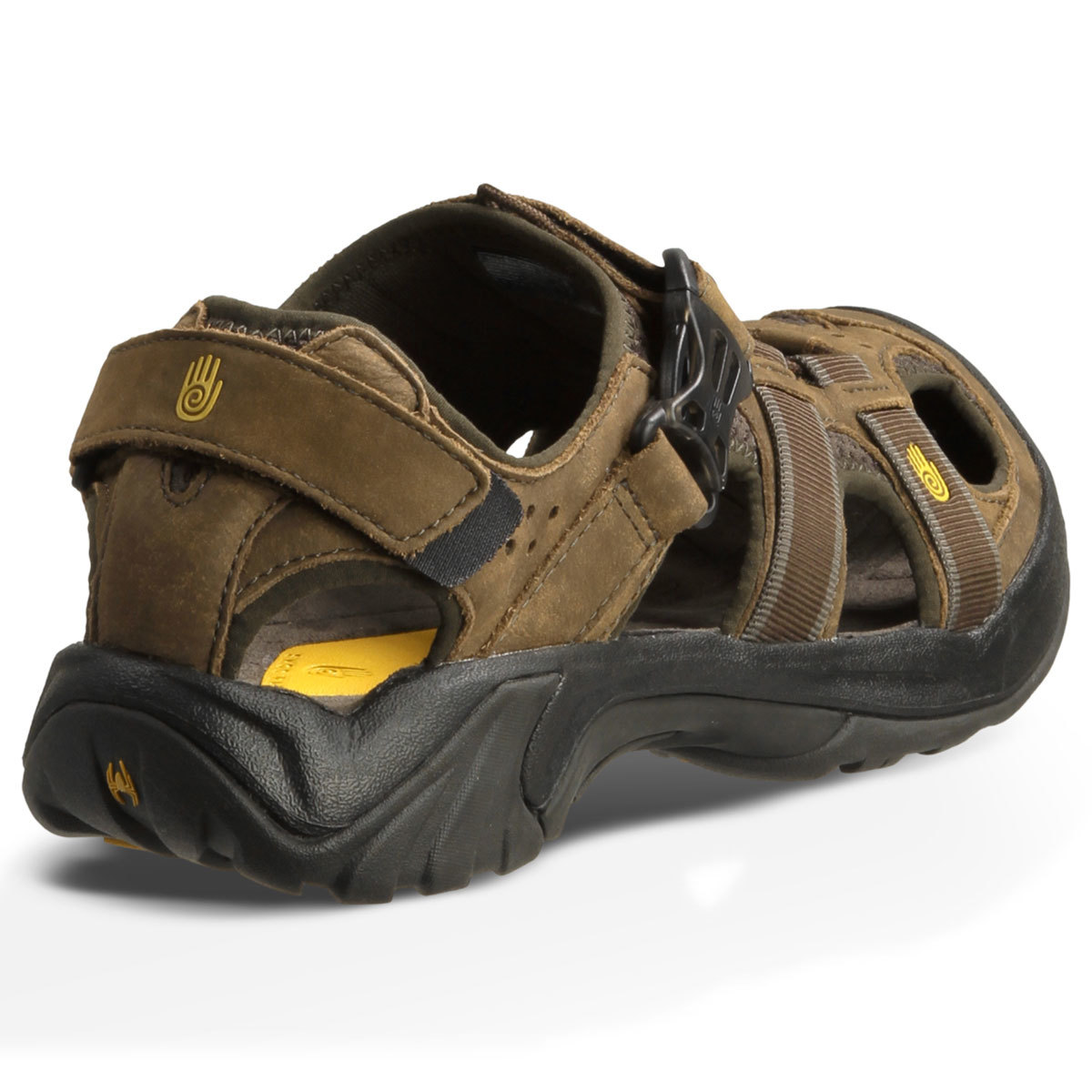 TEVA Men s Omnium Leather Sandals Brown Eastern Mountain Sports