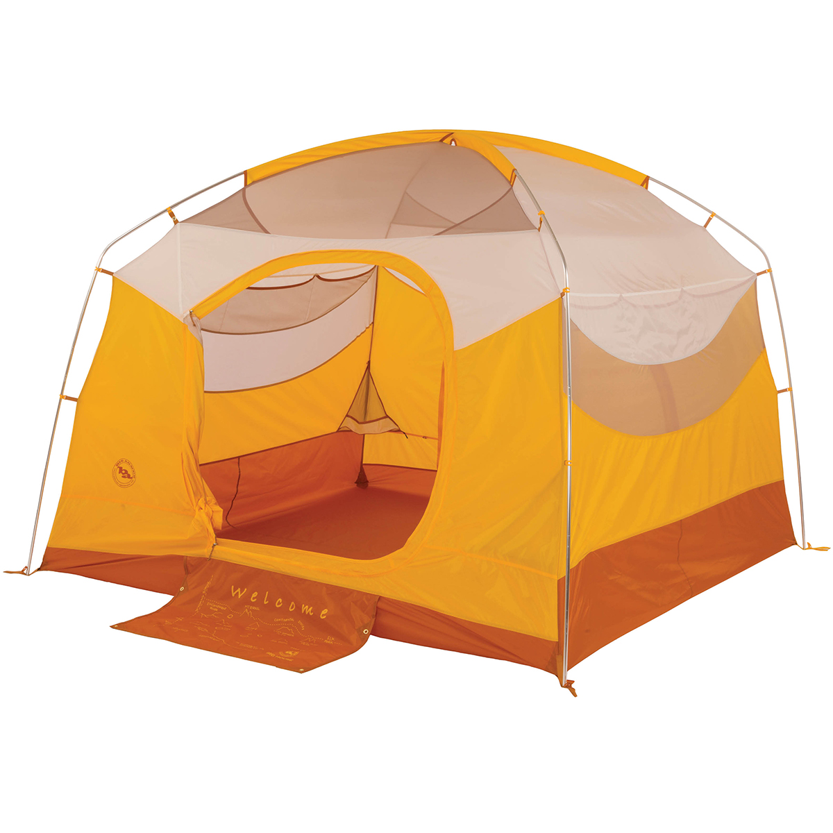 Big Agnes Big House 6 Deluxe Tent Gold/White One Size 841487111274 | eBay