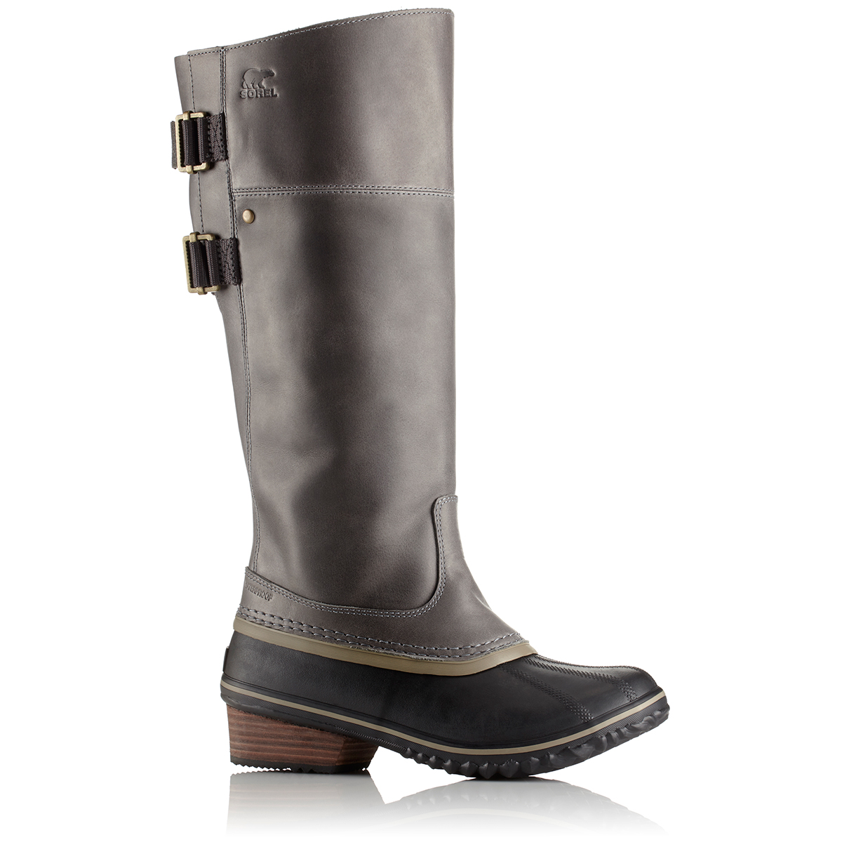 sorel waterproof tall leather boots