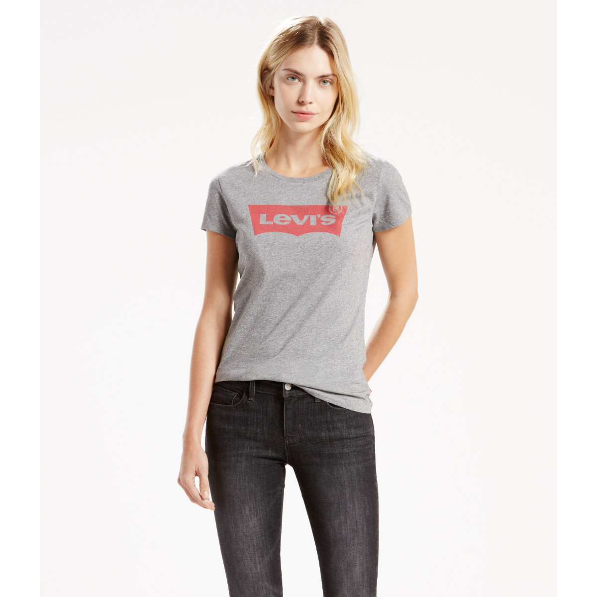 Levi's Women's Slim Crew Logo Tee