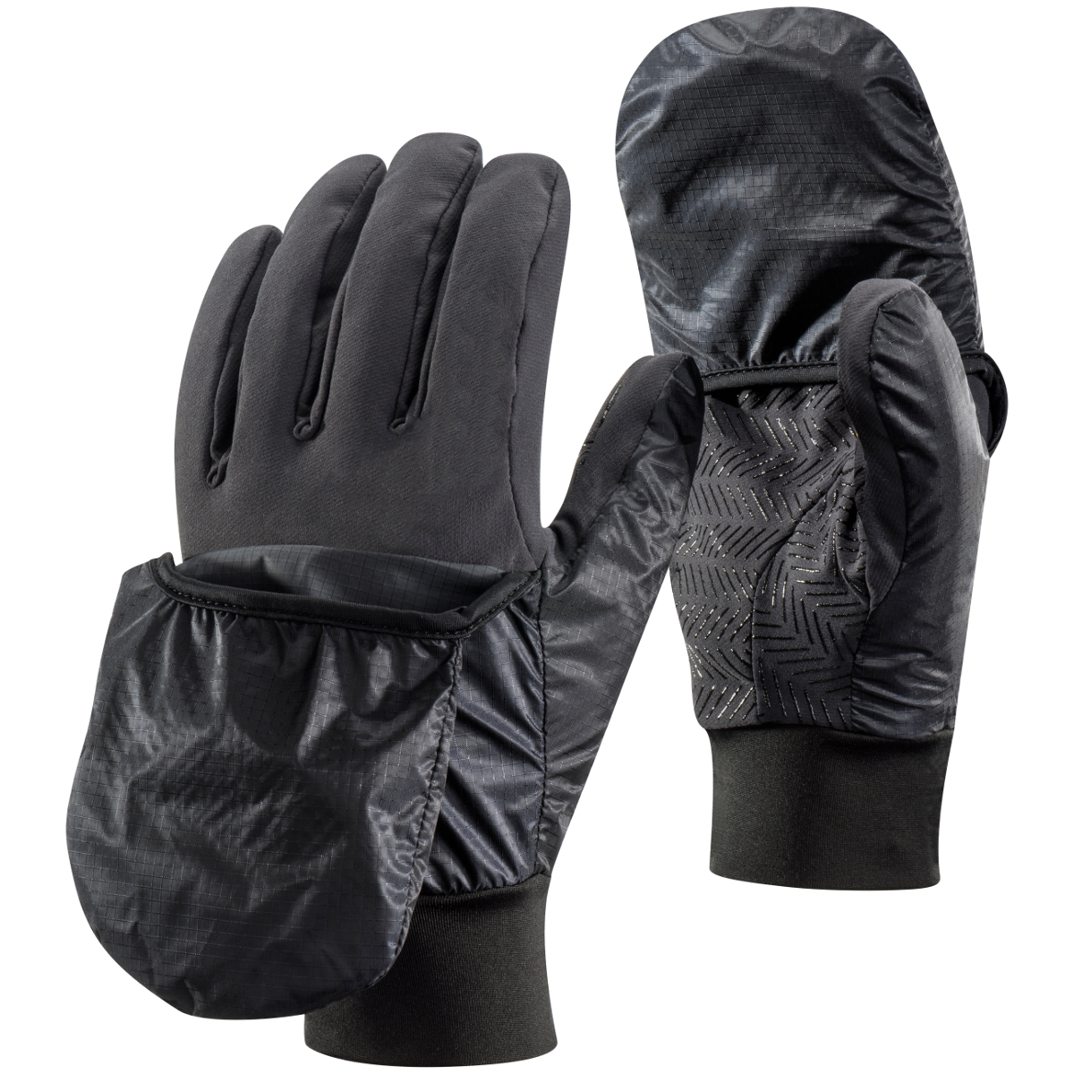 Black Diamond Wind Hood Softshell Gloves, Smoke