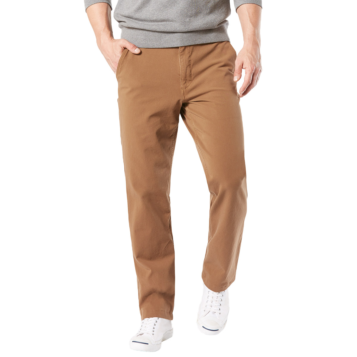 Dockers Men's Skinny Fit Downtime Smart 360 Flex Pants, New British Khaki,  33W x 32L: Buy Online at Best Price in UAE 