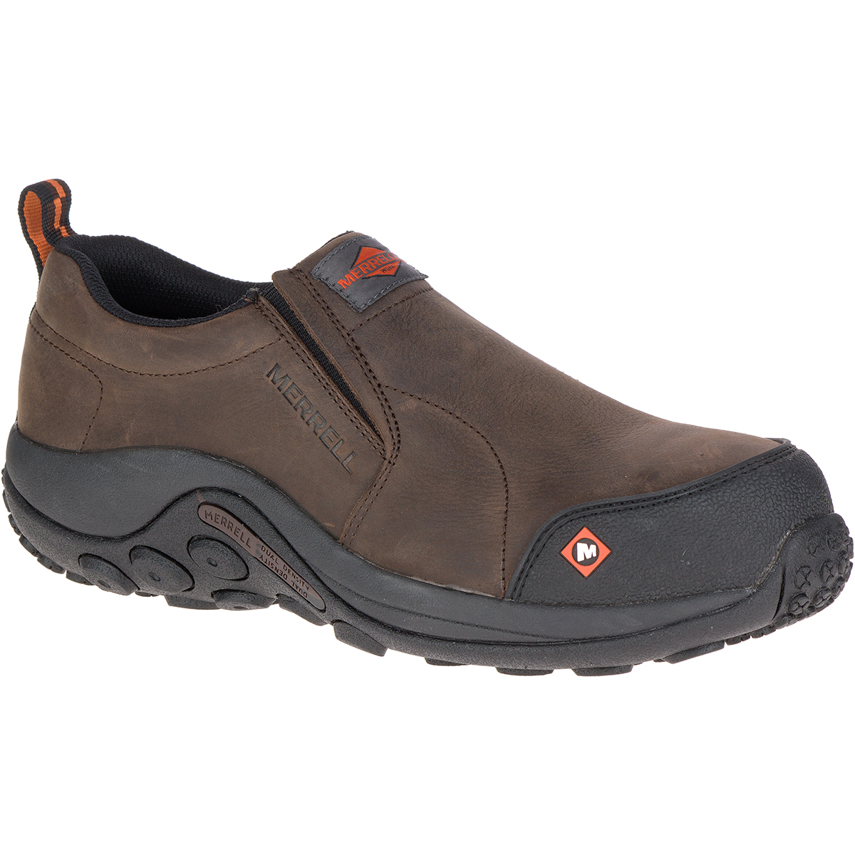 Merrell Work Men's Jungle Moc Comp Toe Work Shoes, Espresso