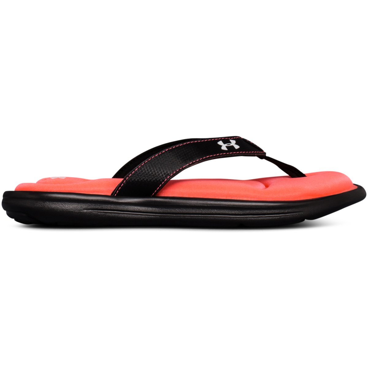 under armour women's black flip flops