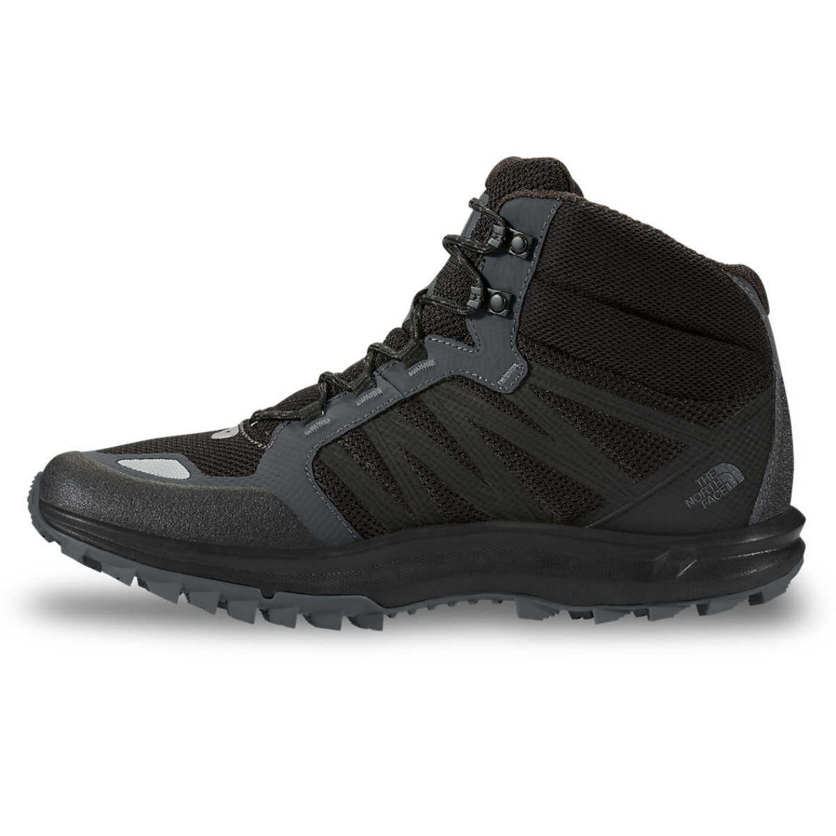 north face black hiking boots