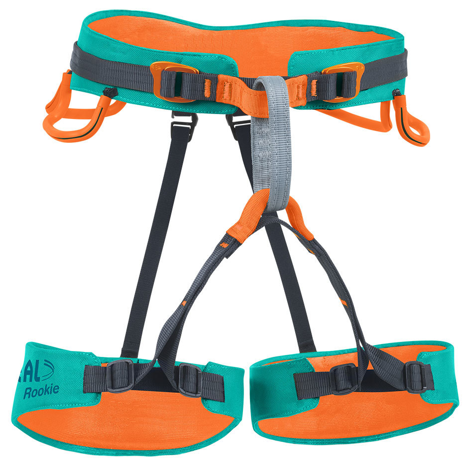 Beal Rookie Children's Sit Harness, Orange/blue