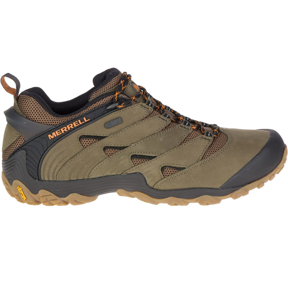 merrell men's chameleon 7 waterproof hiking shoe