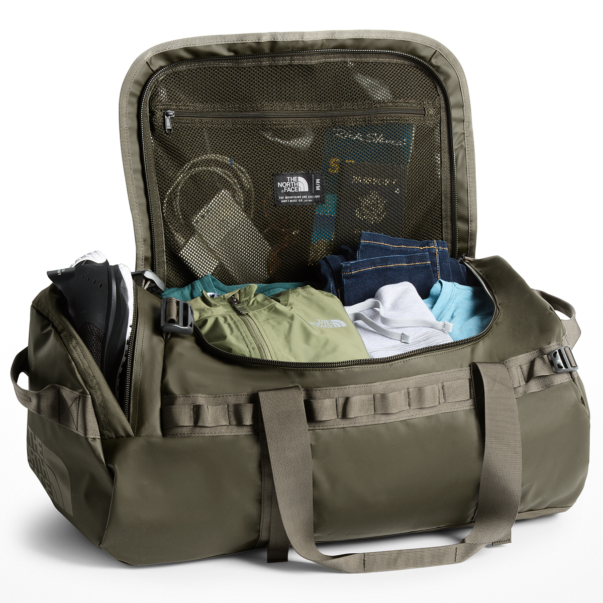 the north face base camp duffel green