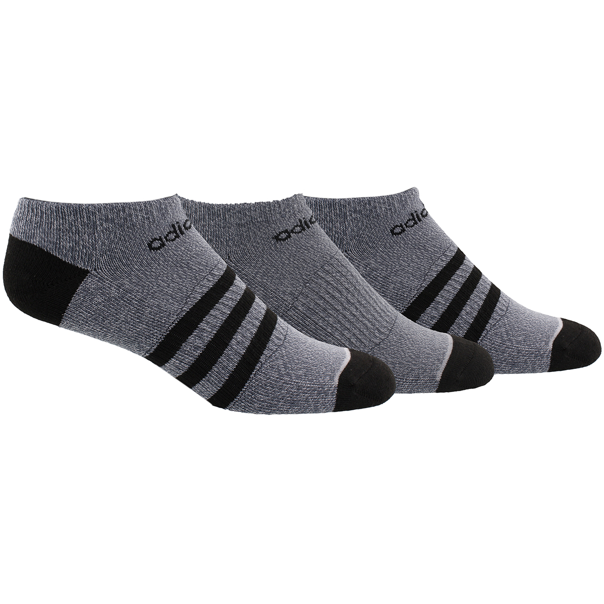 Adidas Men's Climacool Superlite Stripe No-Show Socks, 3-Pack