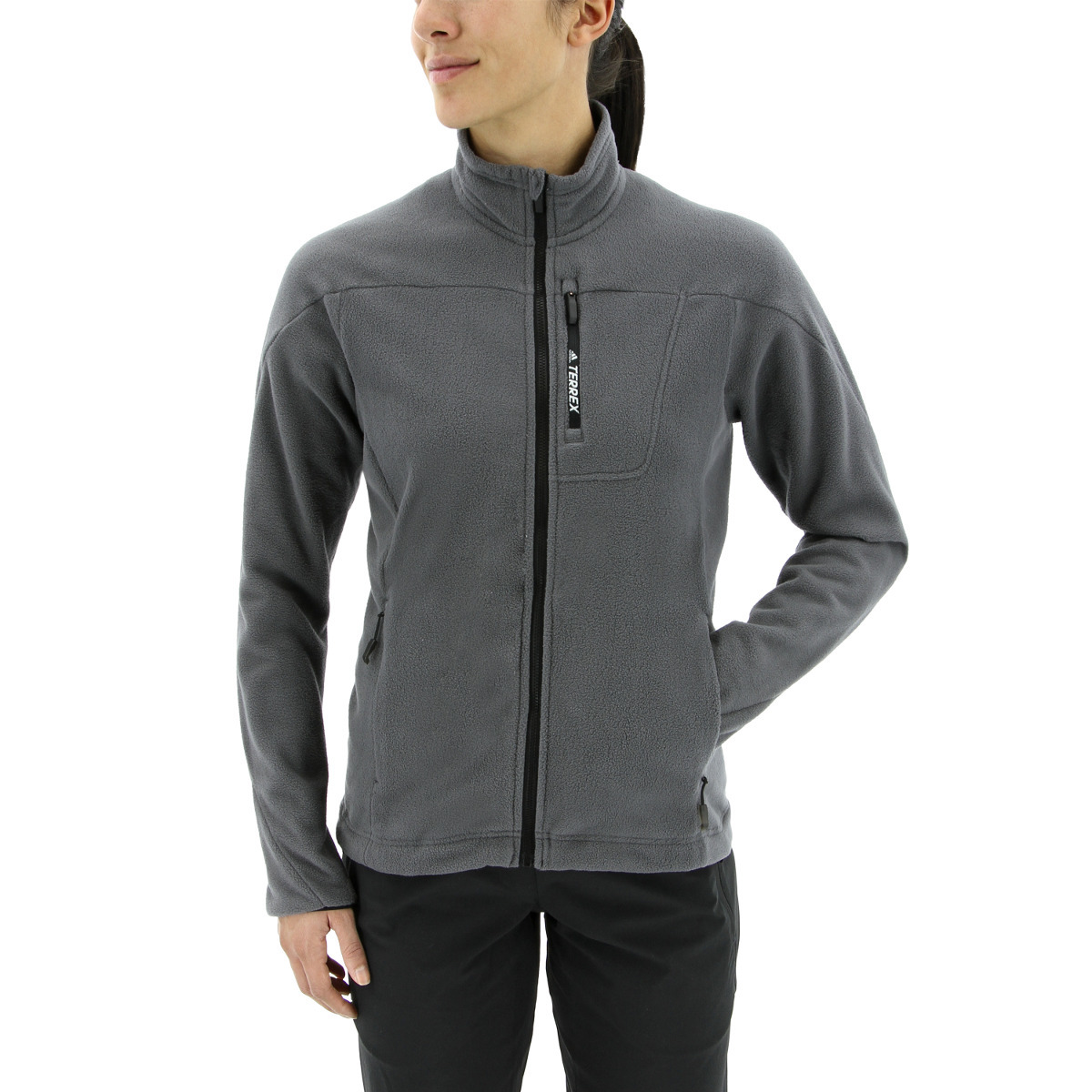 adidas women's fleece jacket