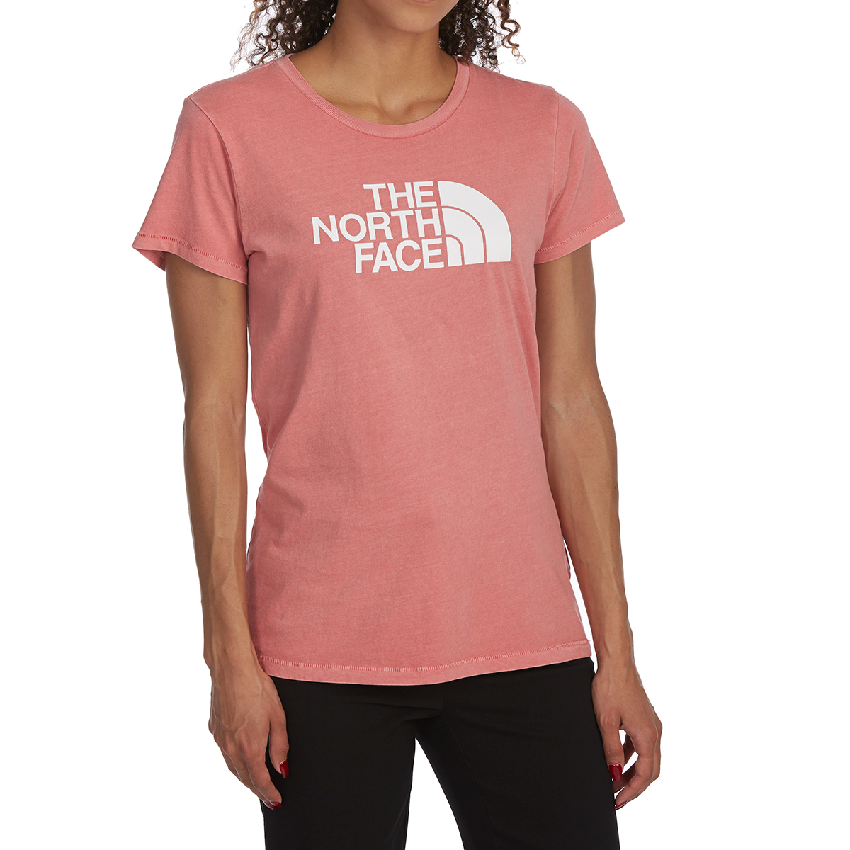 The North Face Women S Half Dome Pigment Crew Short Sleeve Tee Eastern Mountain Sports