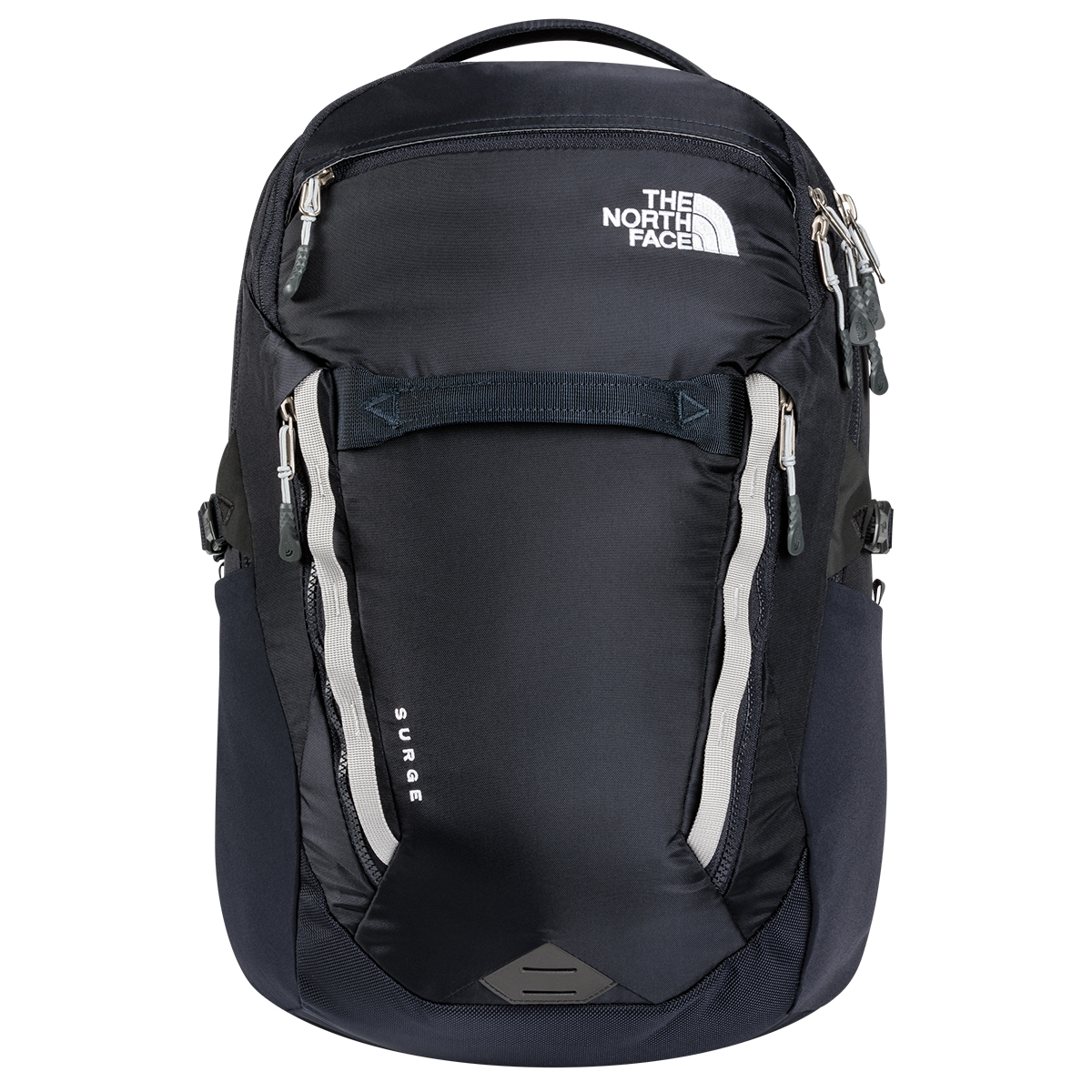 north face surge backpack black