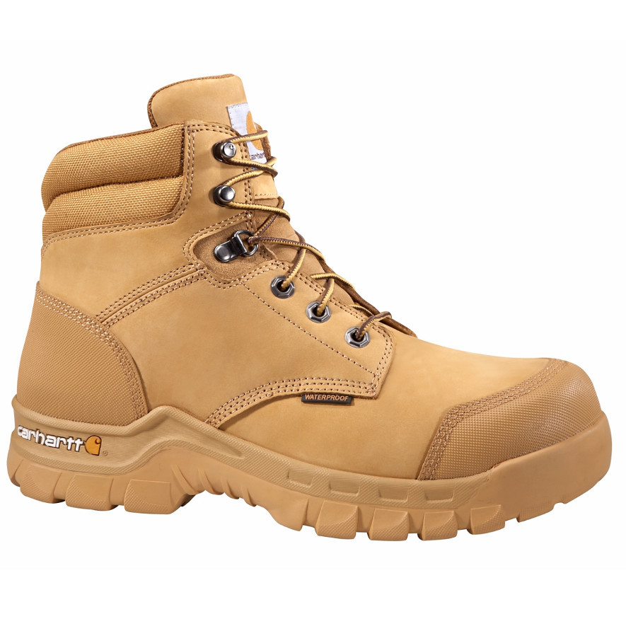 Carhartt Men's 6-Inch Rugged Flex Work Boots, Wheat