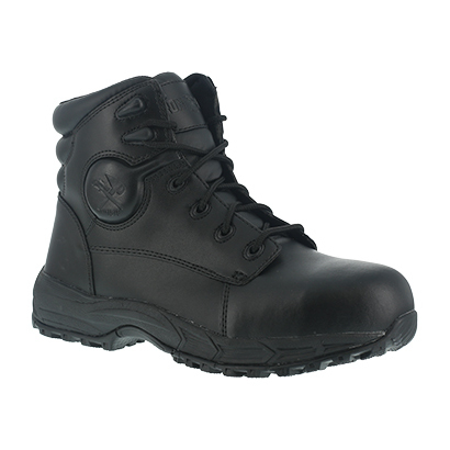 Iron Age Men's Ground Finish Steel Toe 6 In. Sport Boots, Black