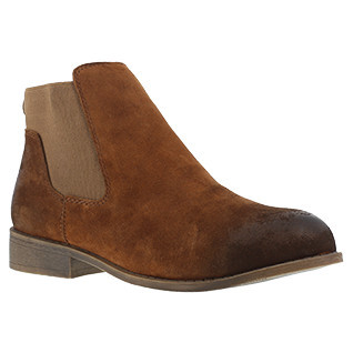 Rockport Works Women’s Junction View Twin Gore Slip On Steel Toe Boot, Brown
