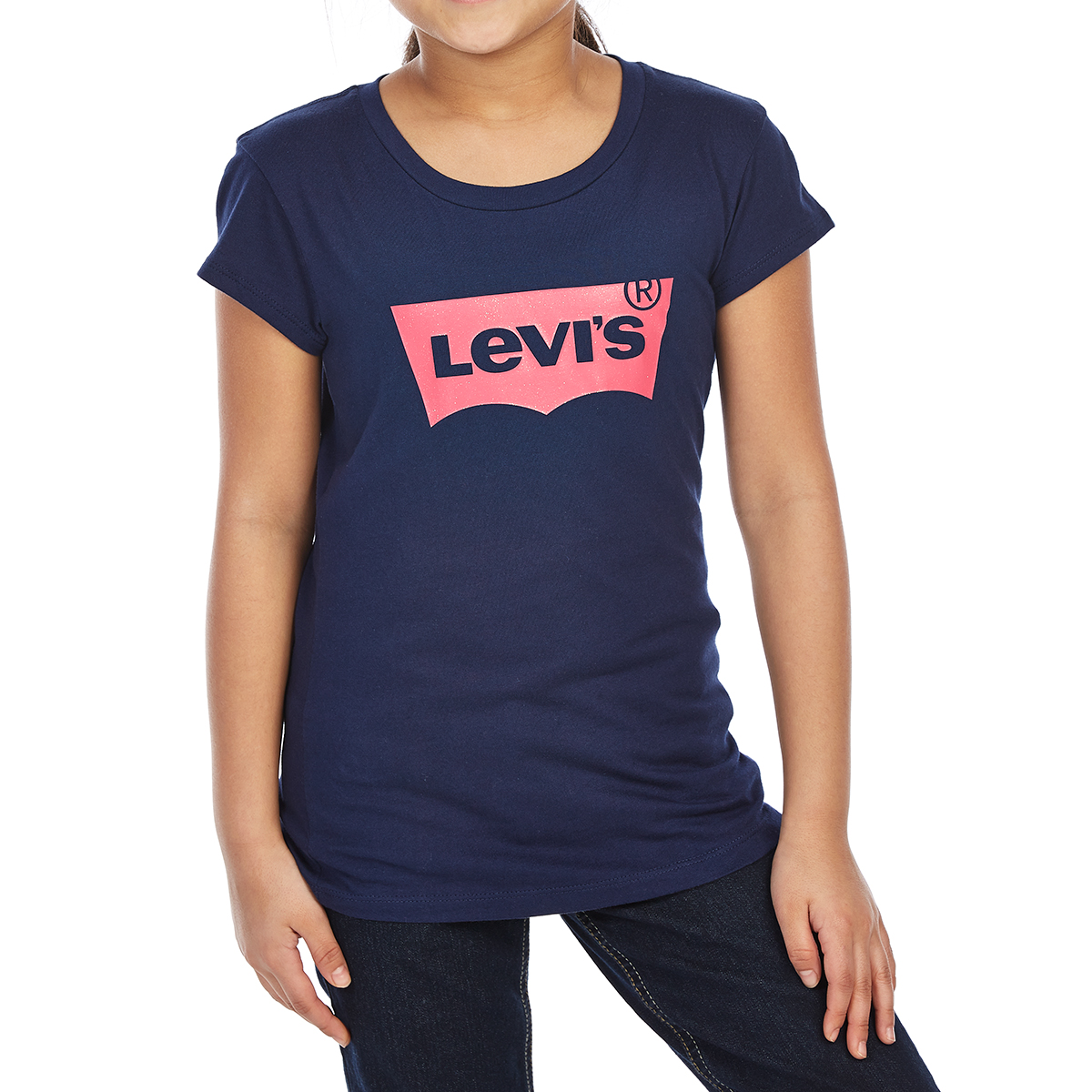 Levi's Big Girls' Batwing Short-Sleeve Tee - Size L