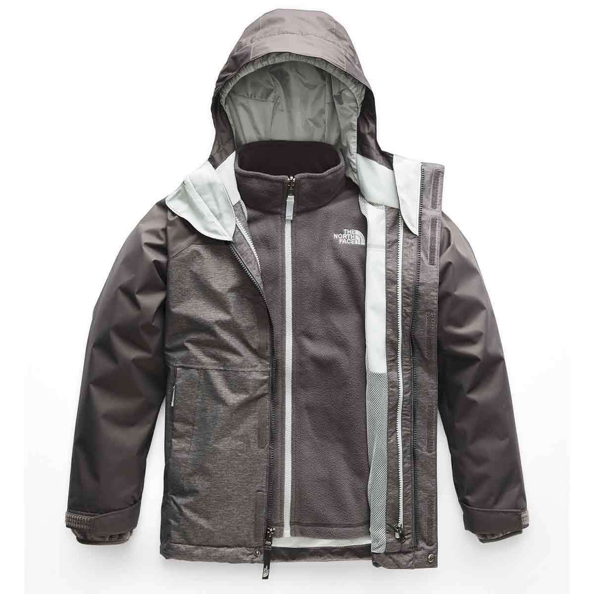 the north face big boys vortex hooded triclimate jacket