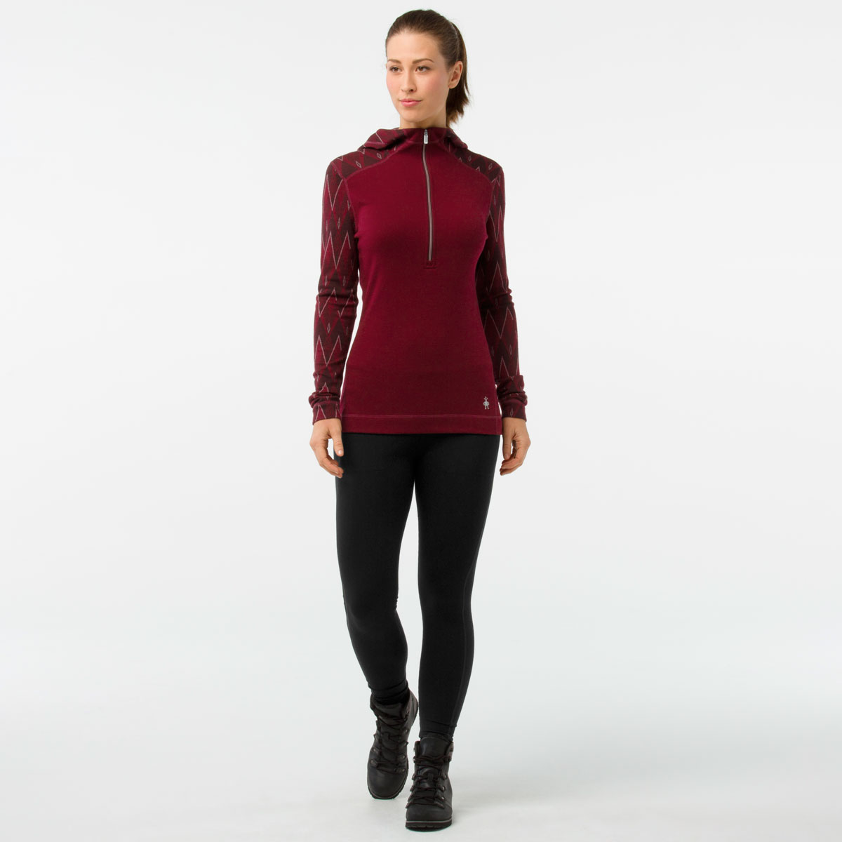 smartwool 250 hooded base layer top