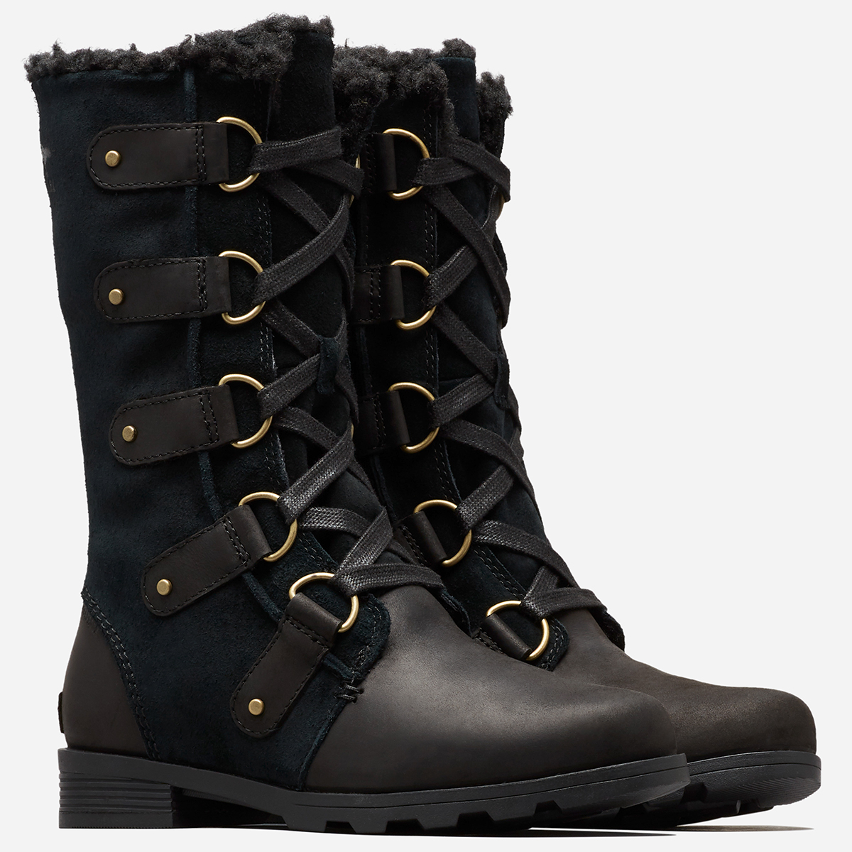 womens sorel emelie lace up boot