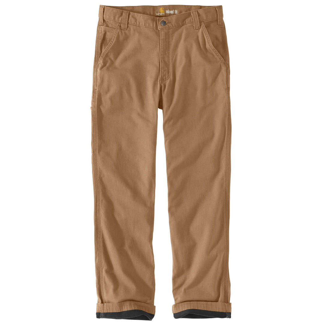 Carhartt Men's Rugged Flex Rigby Dungaree Knit Lined Pants