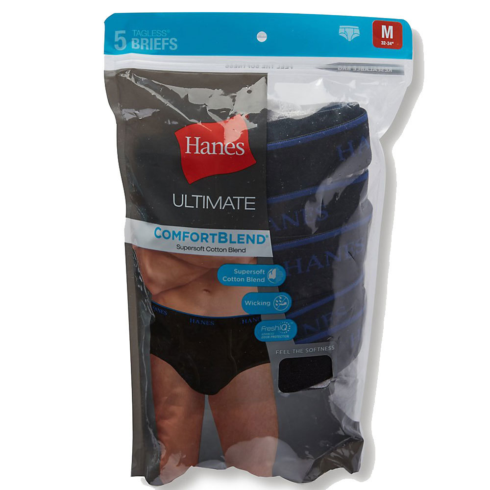 Hanes Men's Comfortblend Briefs, 5-Pack