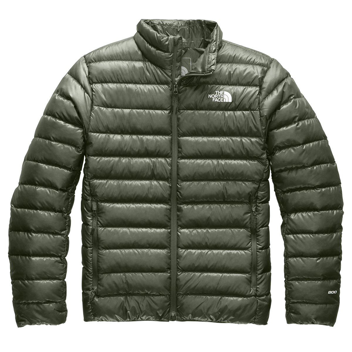 north face mens jacket green