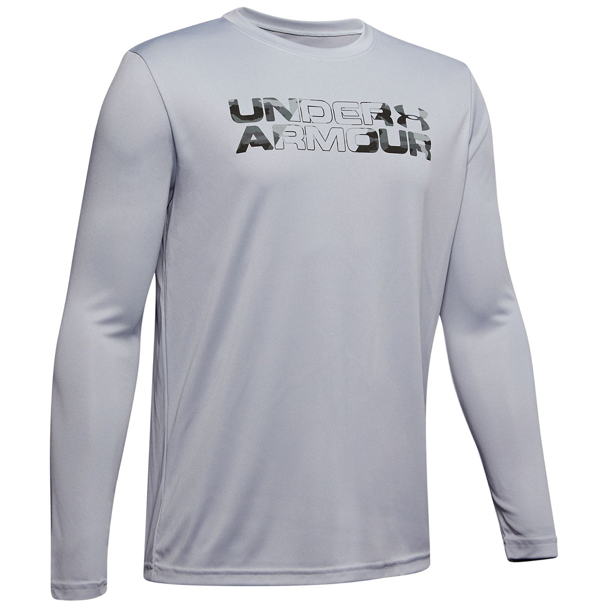 Under Armour Boys' Long-Sleeve Ua Big Logo Print Fill Shirt