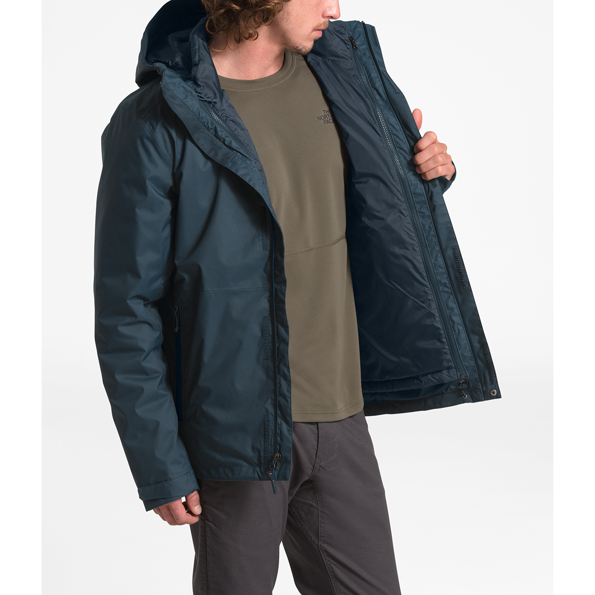 the north face altier down triclimate hooded jacket