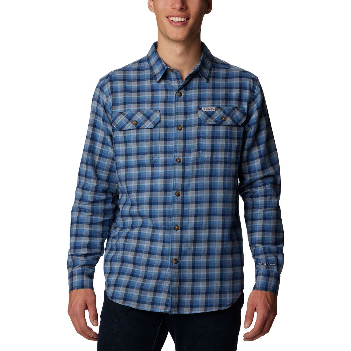 Columbia Men's Flare Gun Stretch Flannel Shirt - Size L