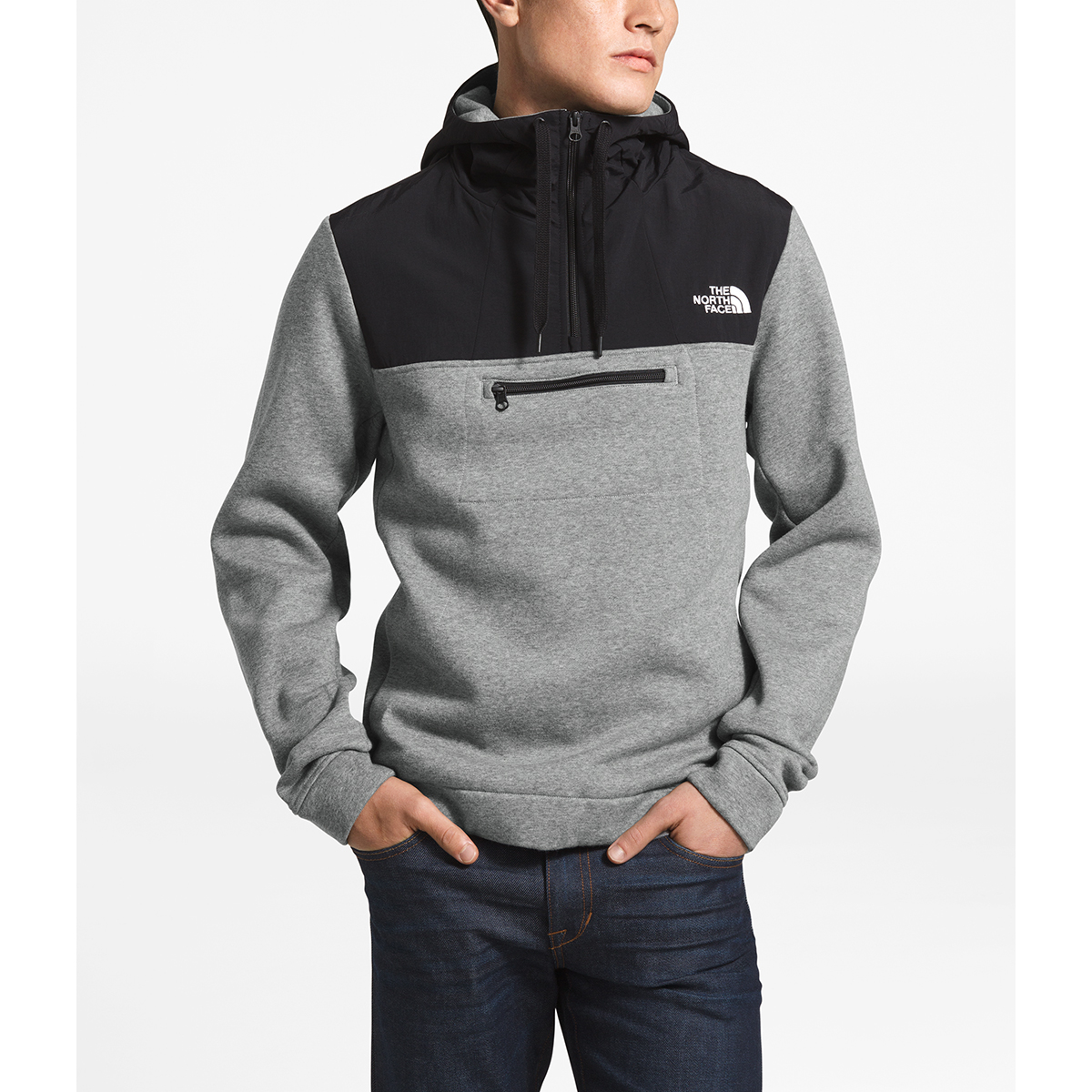 north face men's pullover jacket